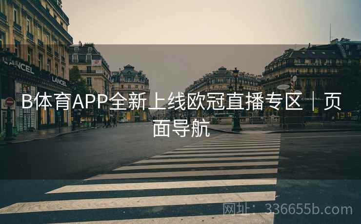 B体育APP全新上线欧冠直播专区｜页面导航